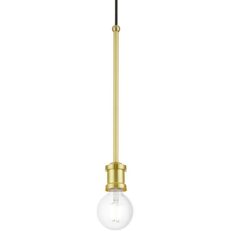 Livex Lighting Lansdale 1 - Light Pendant in  Satin Brass