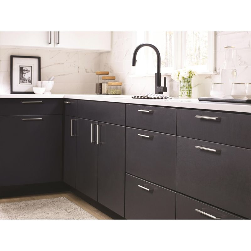 Amerock Revolve 3-3/4 inch (96mm) Center-to-Center Polished Chrome Cabinet Pull