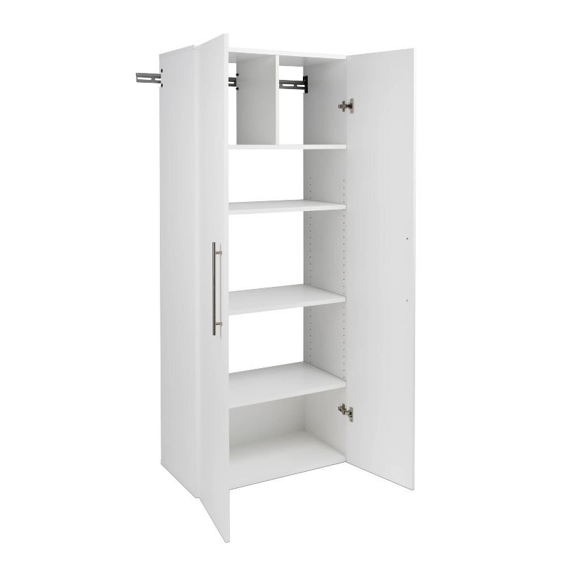 30" Hangups Large Storage Cabinet White - Prepac: Wall Mounted, Workshop & Office Organizer