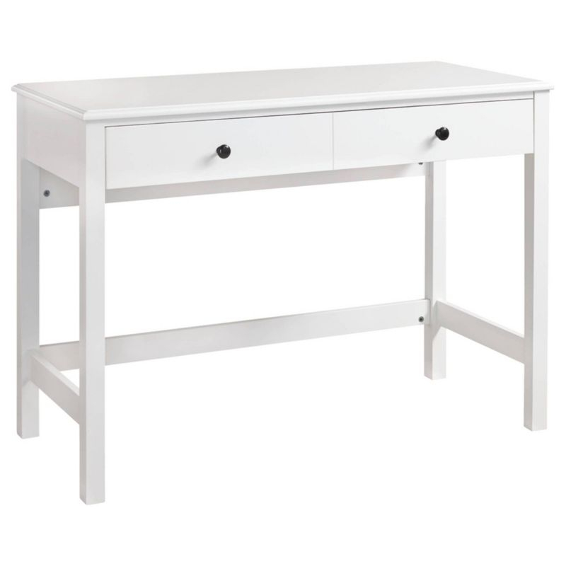 Othello Home Office Small Desk White - Signature Design by Ashley: Parsons-Style, Single Drawer Storage