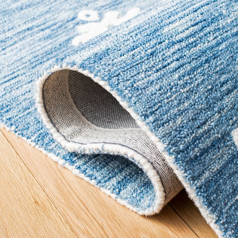 Aspen APN550 Hand Tufted Indoor Accent Rug - Blue/Ivory - 3'x5' - Safavieh