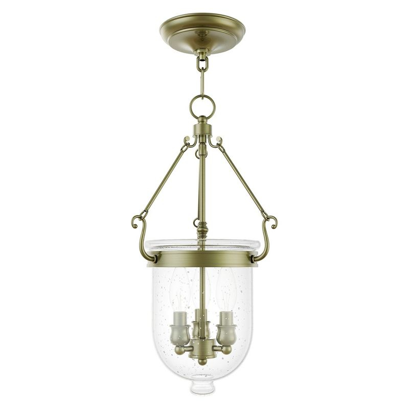 Livex Lighting Jefferson 3 - Light Chandelier in  Antique Brass