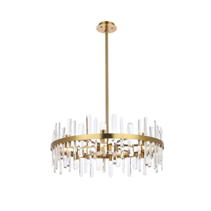 Elegant Lighting Serena 16 - Light Chandelier in  Satin Gold
