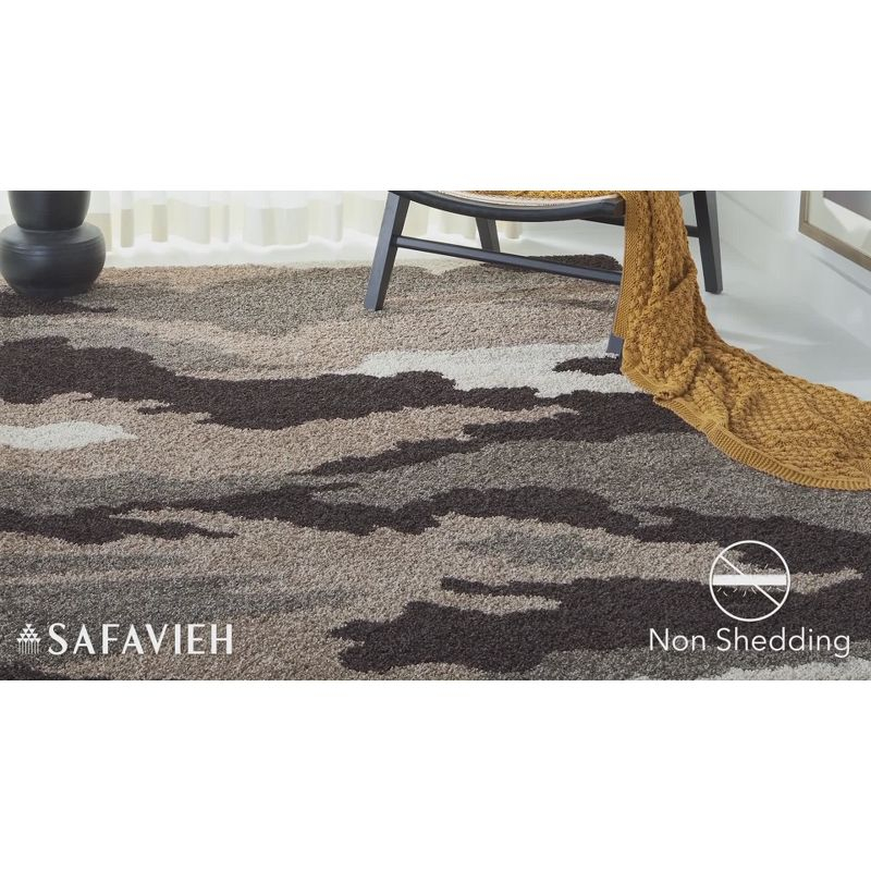 Florida Shag SG453 Power Loomed Indoor Area Rug - Beige/Multi - 8'x10' - Safavieh.