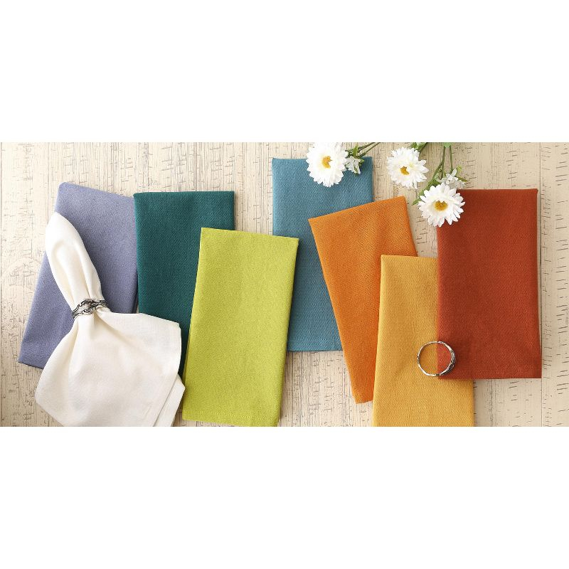 Design Imports Stonewash Blue Solid Napkin Set/6