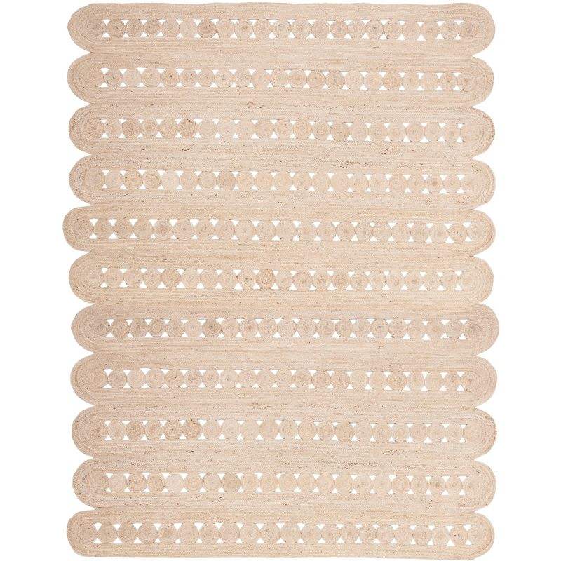 Natural Fiber NF365 Hand Woven Area Rug - Ivory - 8'x10' - Safavieh.