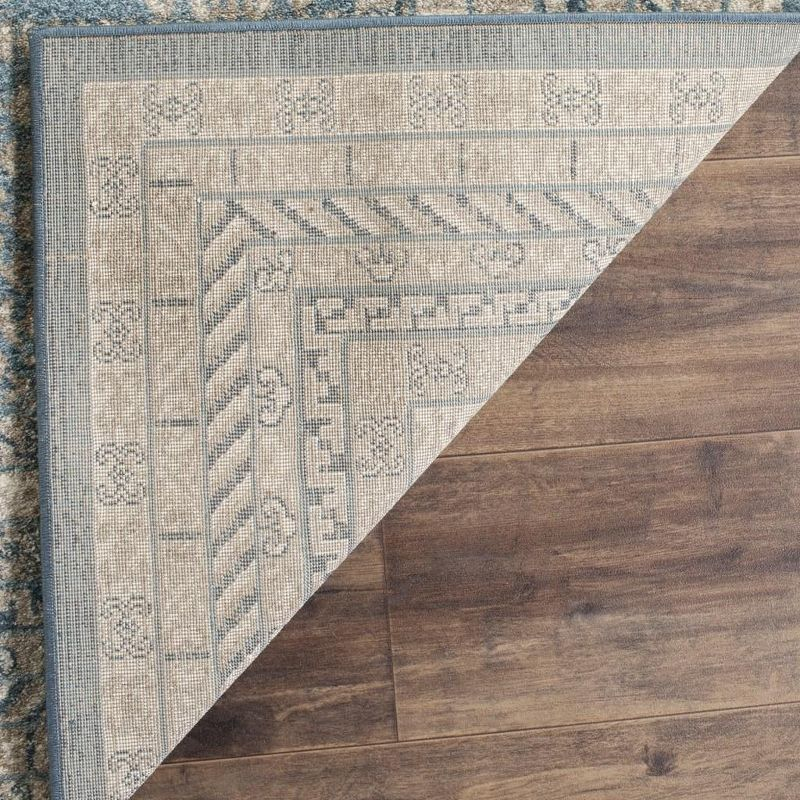 Sofia SOF376 Power Loomed Indoor Area Rug - Blue/Beige - 4'x5'7" - Safavieh.