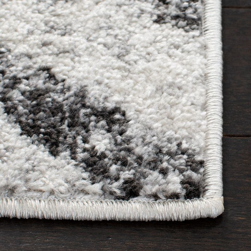 Adirondack ADR253 Machine Made Indoor Area Rug - Ivory/Grey - 5'-1"x7'-6" - Safavieh