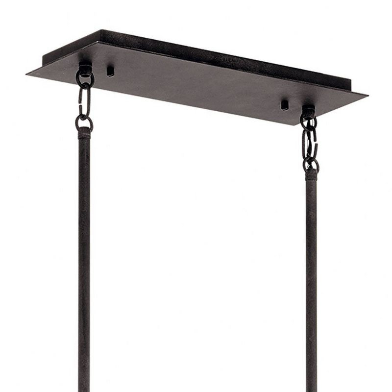 Kichler Lighting Wright 3 - Light Chandelier in  Weathered Zinc