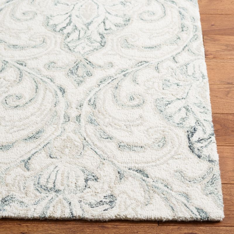 Micro-Loop MLP532 Hand Tufted Runner Rug - Ivory/Grey - 2'3"x11' - Safavieh.