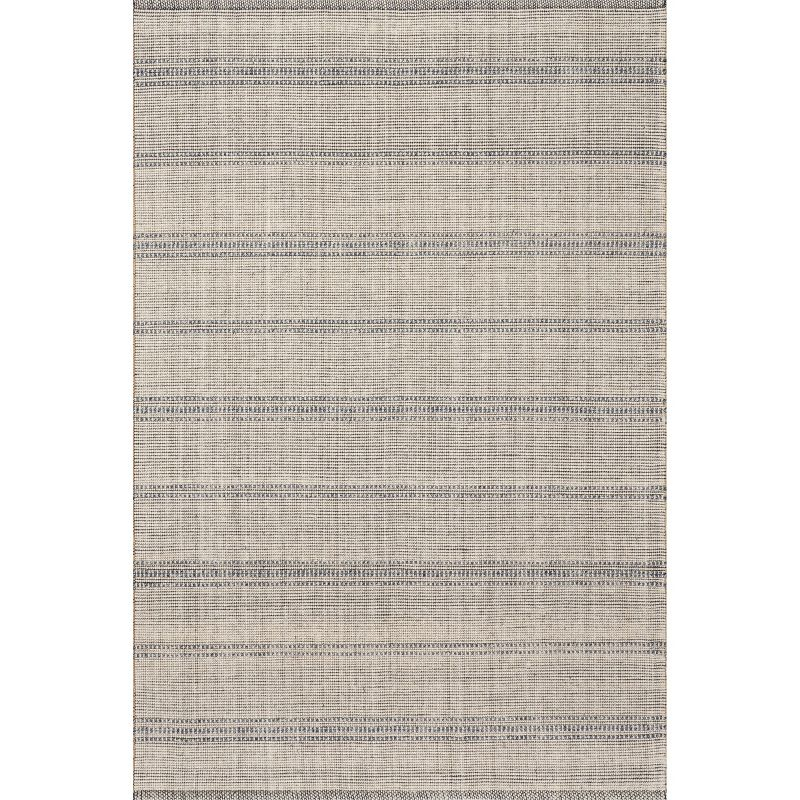 Nuloom Garnet Striped Wool Indoor Area Rug, 5' x 8', Beige