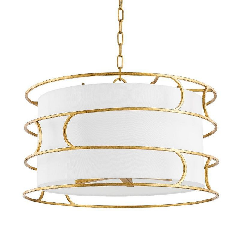 Troy Lighting Reedley 5 - Light Chandelier in  Vintage Gold Leaf