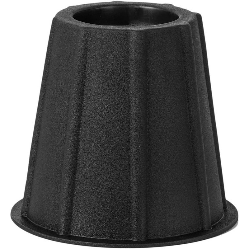 4 Pack Round Bed and Furniture Risers in Black - Homeitusa