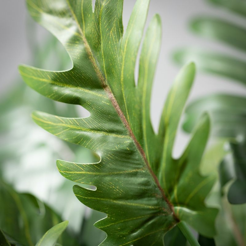 16"H Sullivans No-Fuss Philodendron Leaf Bush, Green