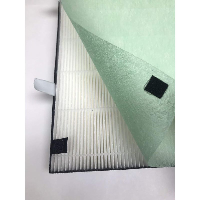 Nispira True HEPA Filter Replacement Compatible with Bissell Air400 Air Purifier Part 2521, 1 Pack