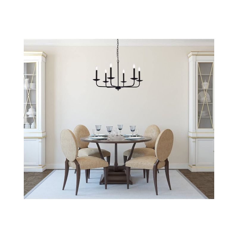 Elegant Lighting Cohen 30 inch pendant in black