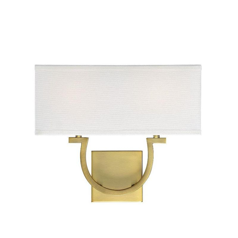 Savoy House Rhodes 2 - Light Wall Light in  Warm Brass