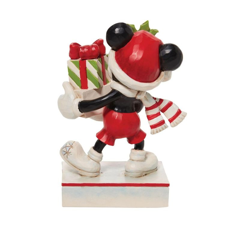 Department 56 Dept 56 Mickey with Stacked Presents Christmas Figure