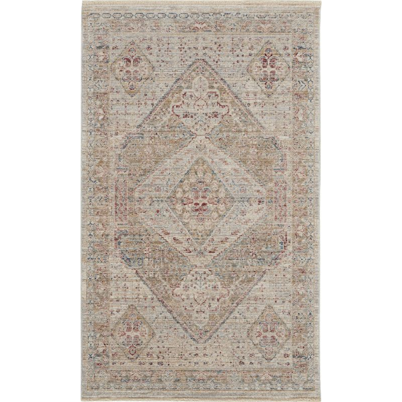 Nourison Enchanting Home Persian Indoor Area Rug Beige/Grey 3' x 5'