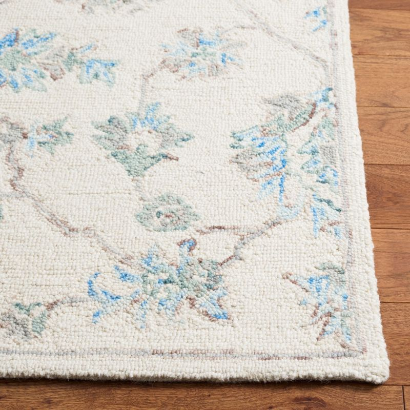 Micro-Loop MLP534 Hand Tufted Indoor Area Rug - Ivory/Grey - 9'x12' - Safavieh