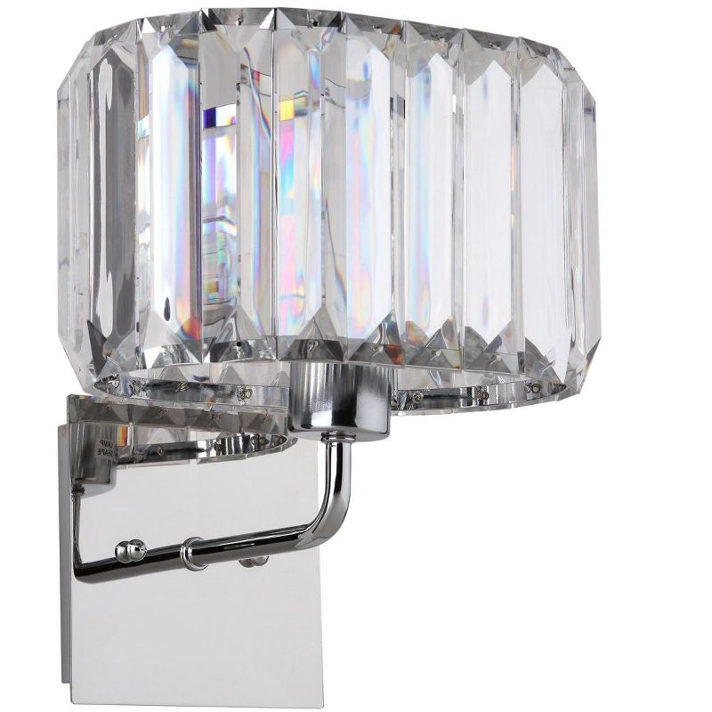Athena Wall Lamp (Set of 2) - LIT4485 - Chrome - Safavieh