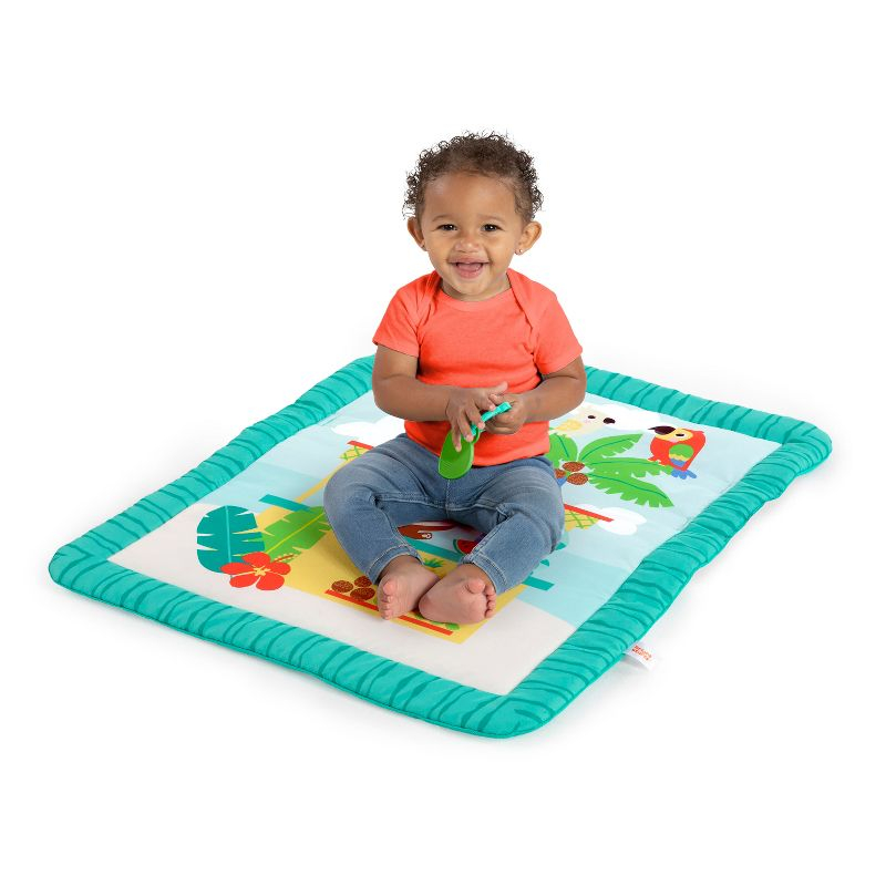 Bright Starts Tiki Toy Bar Baby Activity Gym & Tummy Time Mat - Newborn - 3 Years