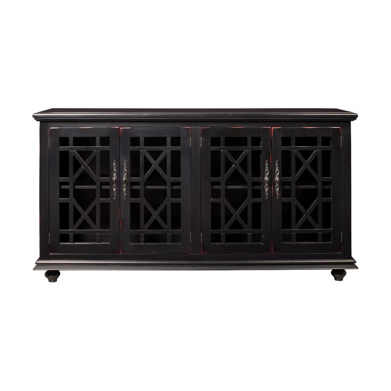 Cassandra 63" TV Stand Antique Black - Martin Svensson Home