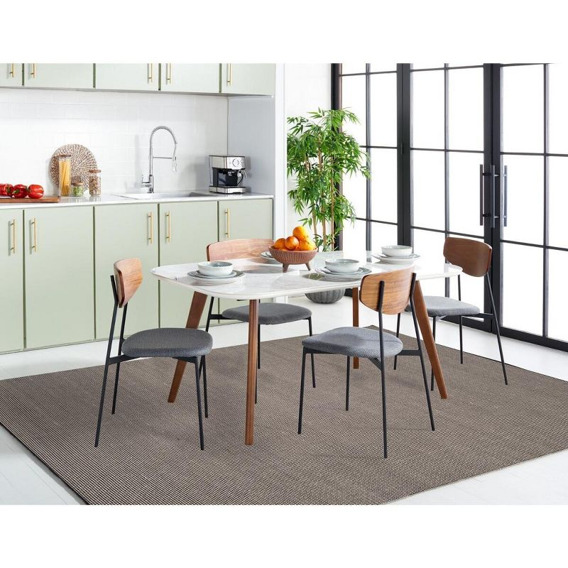 Montauk MTK345 Hand Woven Indoor Area Rug - Ivory/Black - 8'x10' - Safavieh