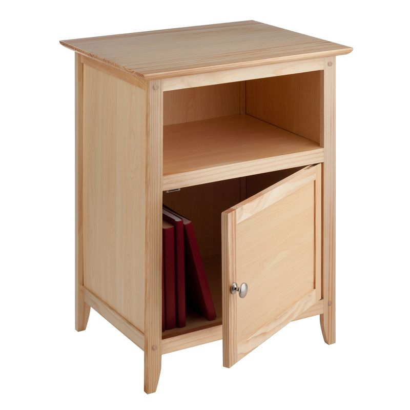 19'' W Wood Nightstand