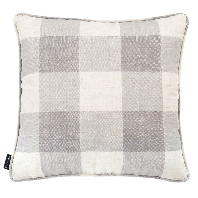 Fernla Pillow - Grey/White - 18"X18" - Safavieh