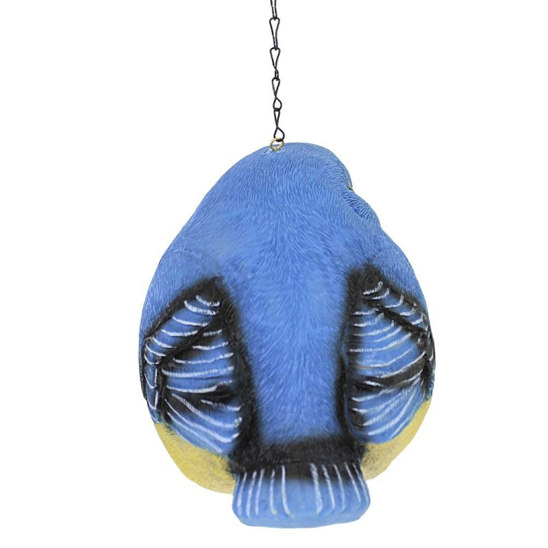 Home & Garden 6.75" Bird Birdhouse Blue Hanging Yard Decor Transpac  -  Bird And Insect Houses