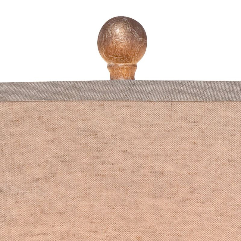 Franklin Iron Works Rustic Farmhouse Table Lamps 29" Tall Set of 2 Brown Leaf Hammered Pot Off White Shade for Bedroom Living Room House Home Bedside