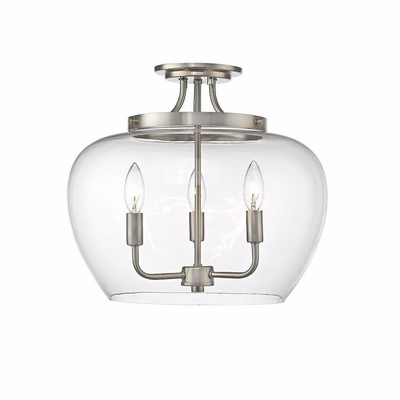 Z-Lite Joliet 3 - Light Semi-Flush Mount in  Olde Brass