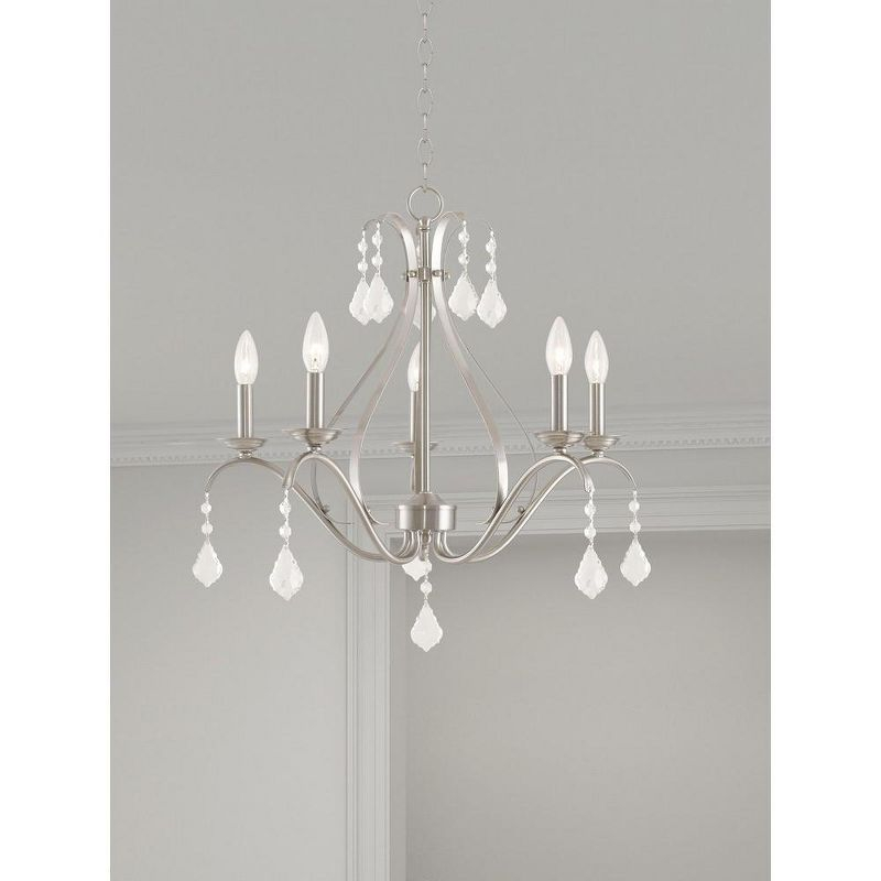 Livex Lighting Caterina 5 - Light Chandelier in  Brushed Nickel