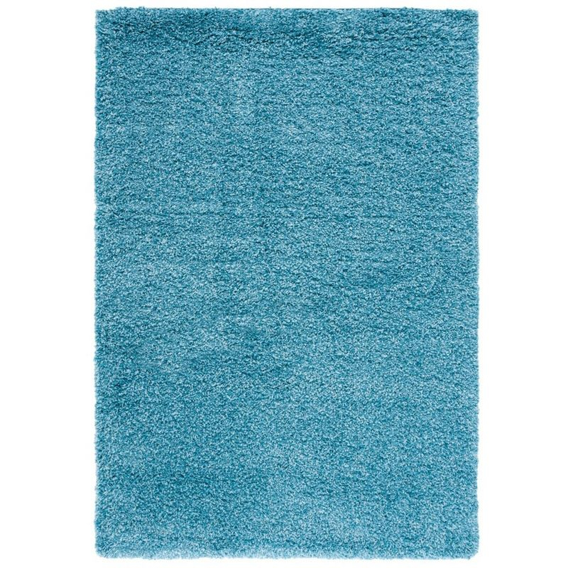 Shag SG151 Power Loomed Indoor Area Rug - Turquoise - 8'x10' - Safavieh.