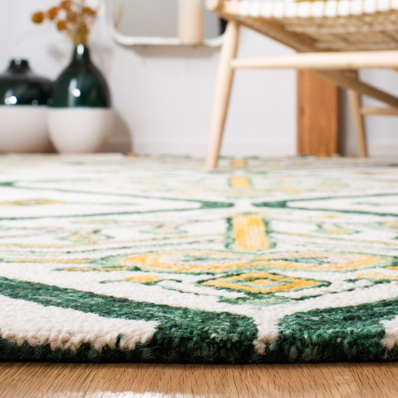 Aspen APN703 Hand Tufted Area Rug - Ivory/Yellow - 3'x5' - Safavieh.