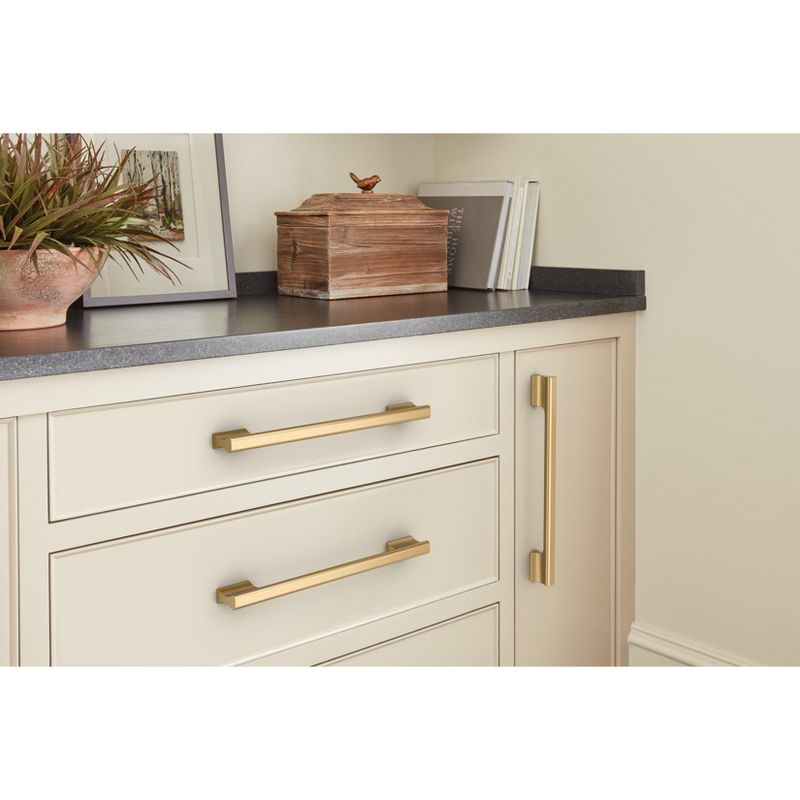 Amerock Status 8-13/16 inch (224mm) Center-to-Center Champagne Bronze Cabinet Pull