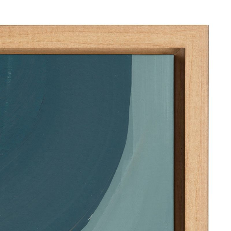 18" x 24" Sylvie Teoitlan Framed Canvas by Kate Aurelia Holloway Natural: Modern Abstract Art, Vertical Canvas