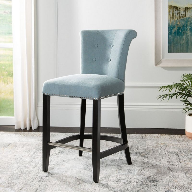 Addo Ring Counter Stool - HUD8241 - Sky Blue - Safavieh