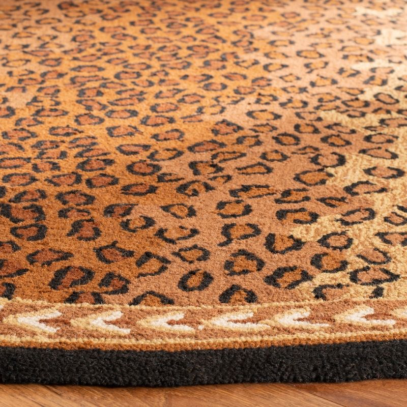 Chelsea HK15 Handmade Runner Rug - 2'6"x20' - Black/Brown - Safavieh