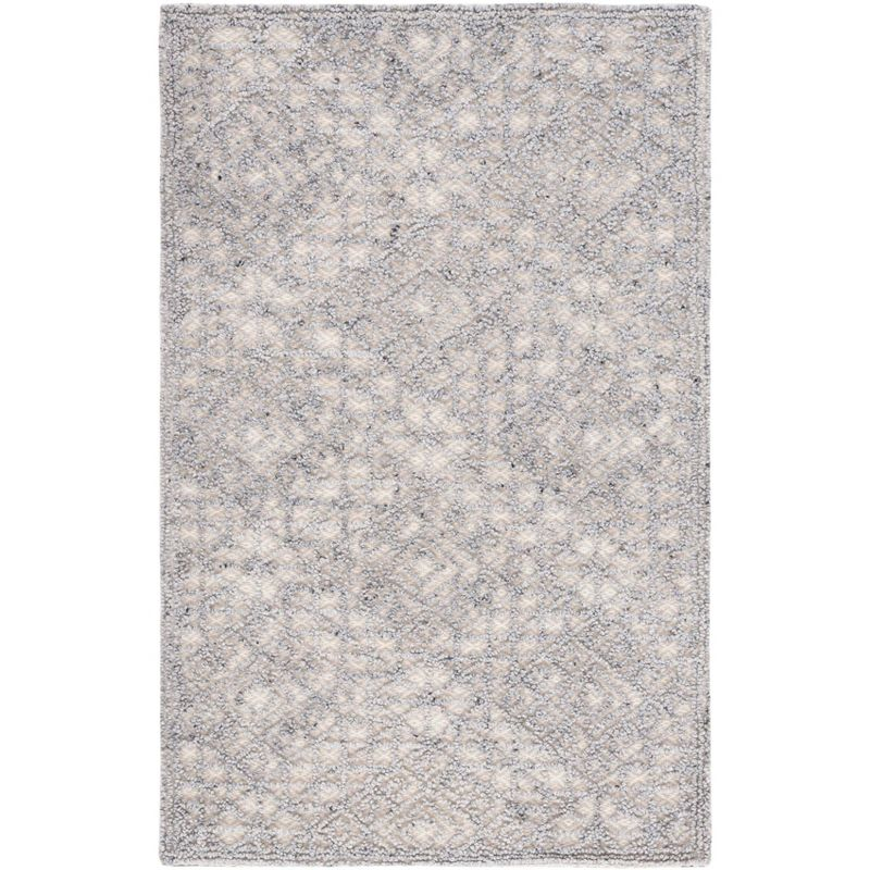 Trace TRC255 Hand Tufted Indoor Accent Rug - Grey/Grey - 2'6"x4' - Safavieh