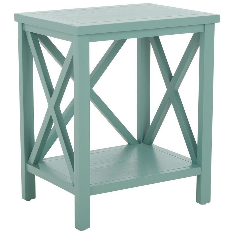 Candace End Table - Dusty Green - Safavieh.