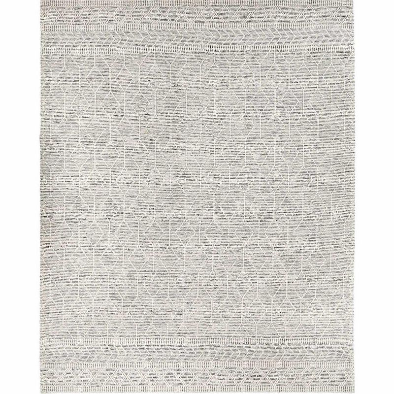 Hauteloom Rectangle Area Rug   White