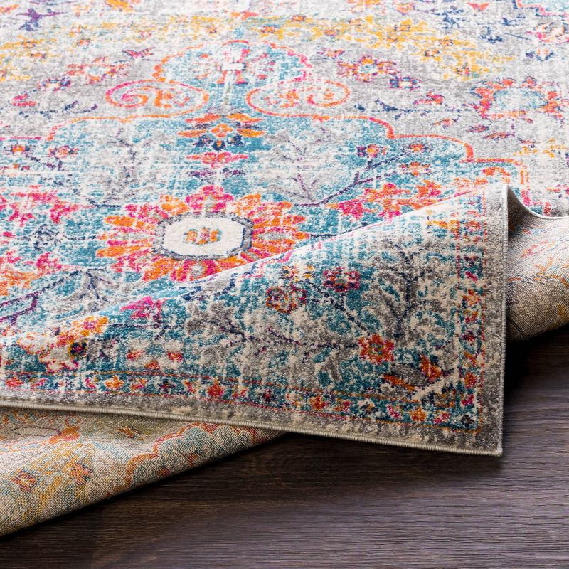 2'7"x7'3" Abby Traditional Rugs Gray - Artistic Weavers: Stain & Fade-Resistant Runner, Medium Pile, Polypropylene