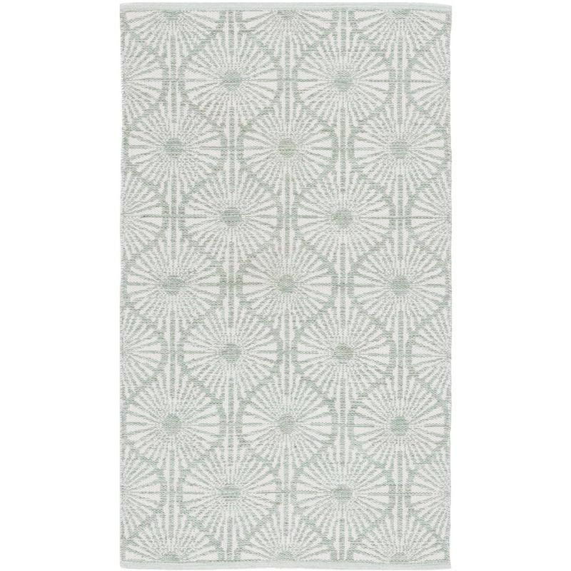 Montauk MTK606 Hand Woven Indoor Accent Rug - Light Green/Ivory - 3'x5' - Safavieh