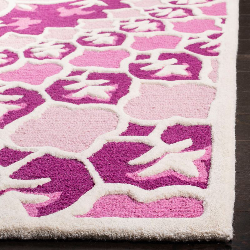Bellagio BLG610 Hand Tufted Area Rug - Pink/Ivory - 8'x10' - Safavieh.