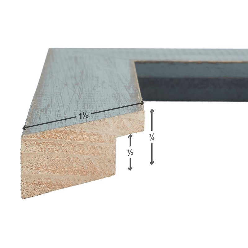 Jasper Dixie Gray Weathered 16x24 inch Picture Frame