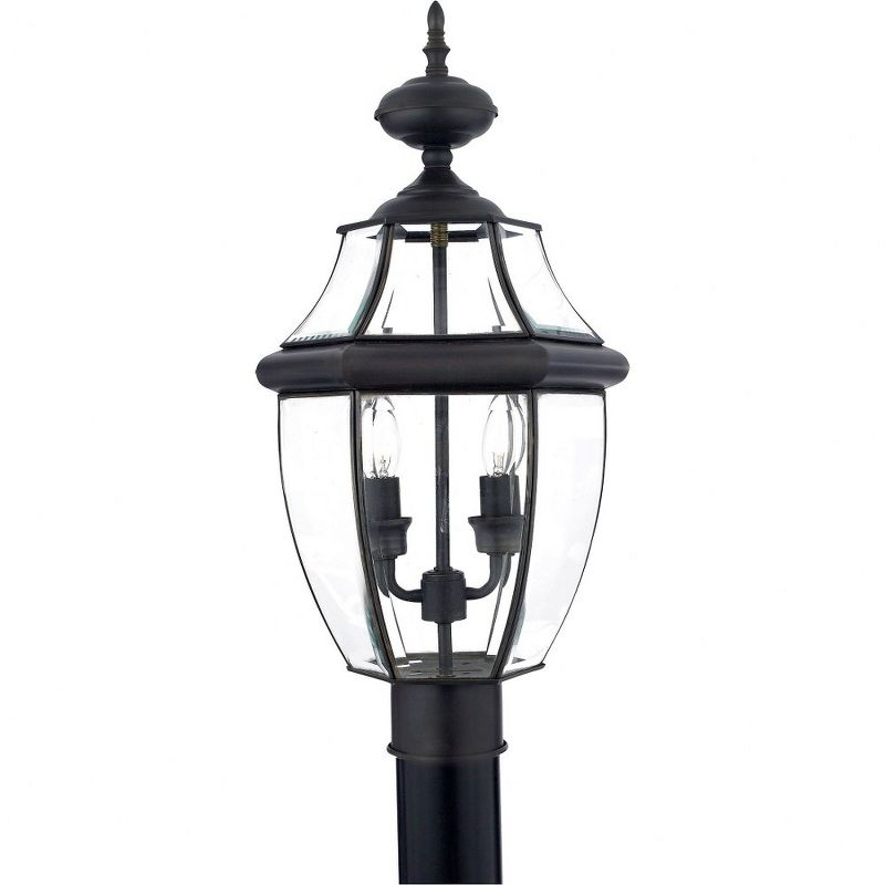 Quoizel Lighting Newbury 2 - Light Post Light in  Medici Bronze