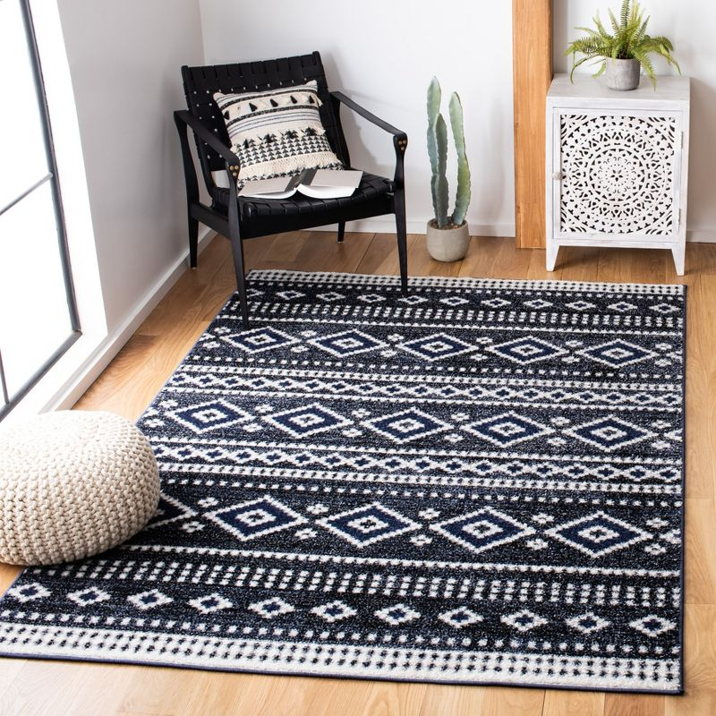 Adirondack ADR277 Power Loomed Area Rug - Grey/Ivory - 3'x5' - Safavieh.