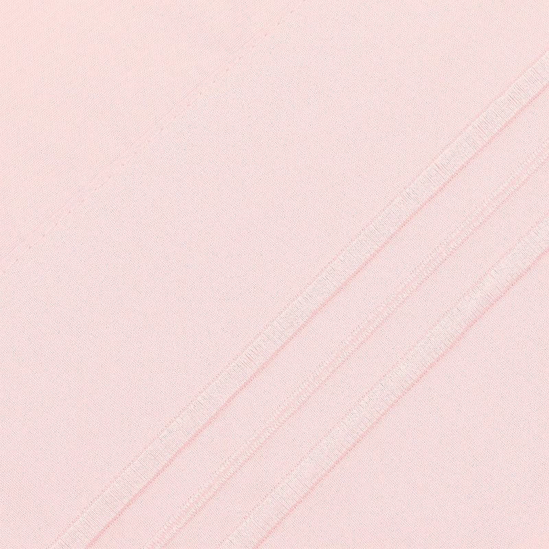 Mellanni Brushed Microfiber Pillowcase Set of 2, King, Blush Pink